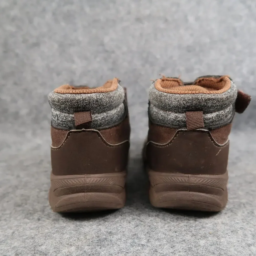 OshKosh B'Gosh Shoes Kids 9 Sneakers Boots Boys Toddler Easy On Strap Brown